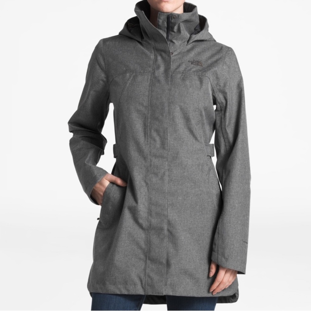 The North Face Women's Laney II Trench in Heather Gray size M - Picture 15 of 16